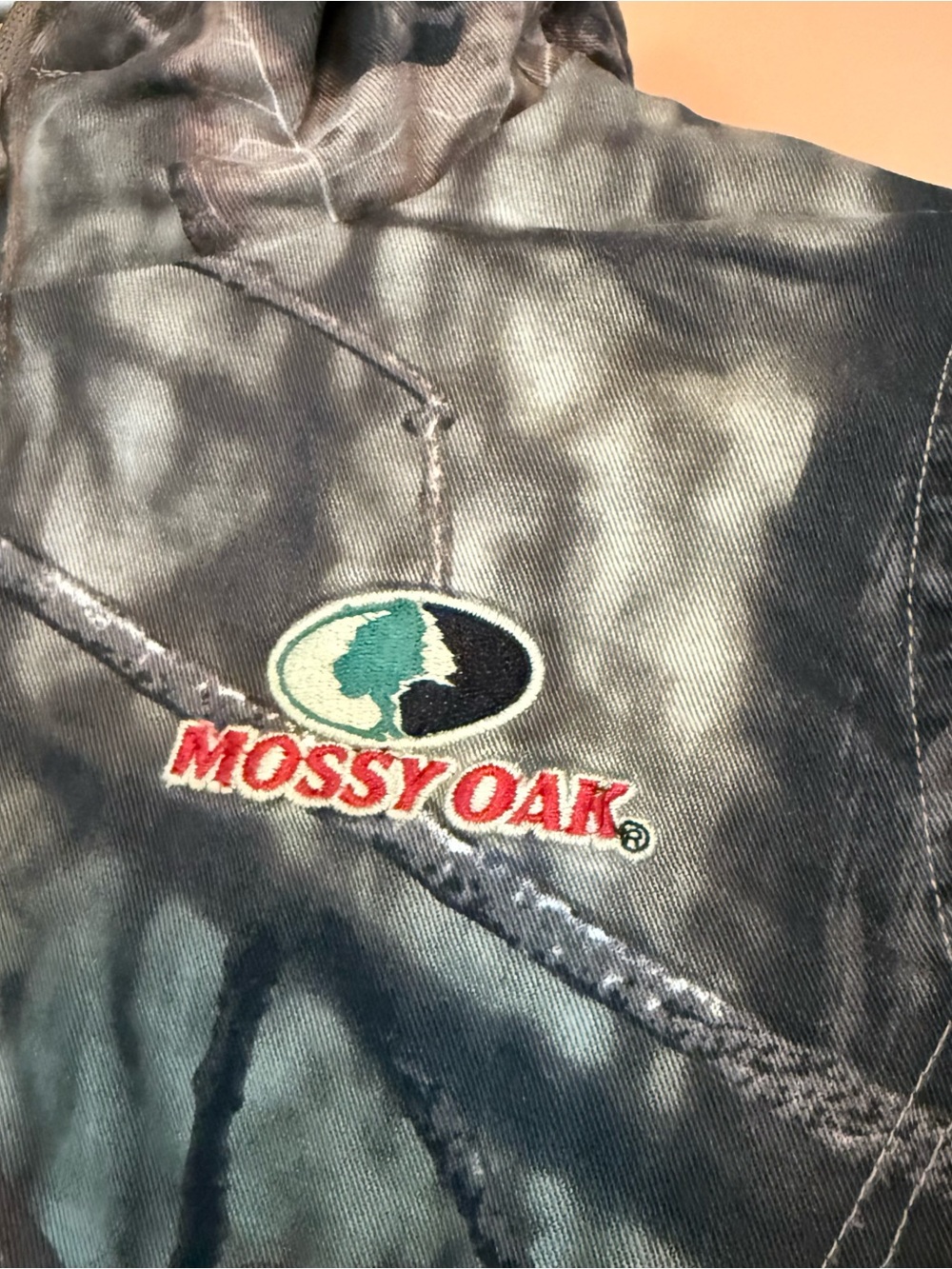 Mossy Oak Boys Size 8 Camo Hooded Hunting Jacket Insulated Full Zip - Picture 4 of 11